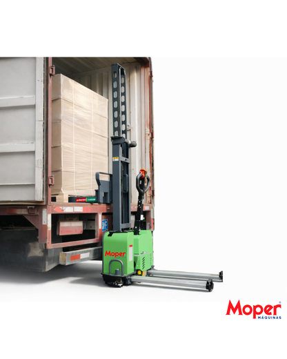 Paleteira Moper® Elevatória Semi-Elétrica 1 Tonelada